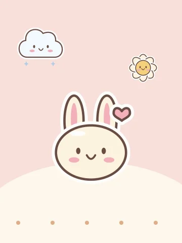 原创小兔插画